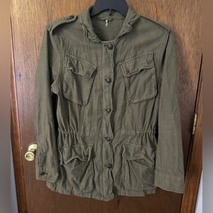 Free People Not Your Brother’s Military Jacket - Army Green
